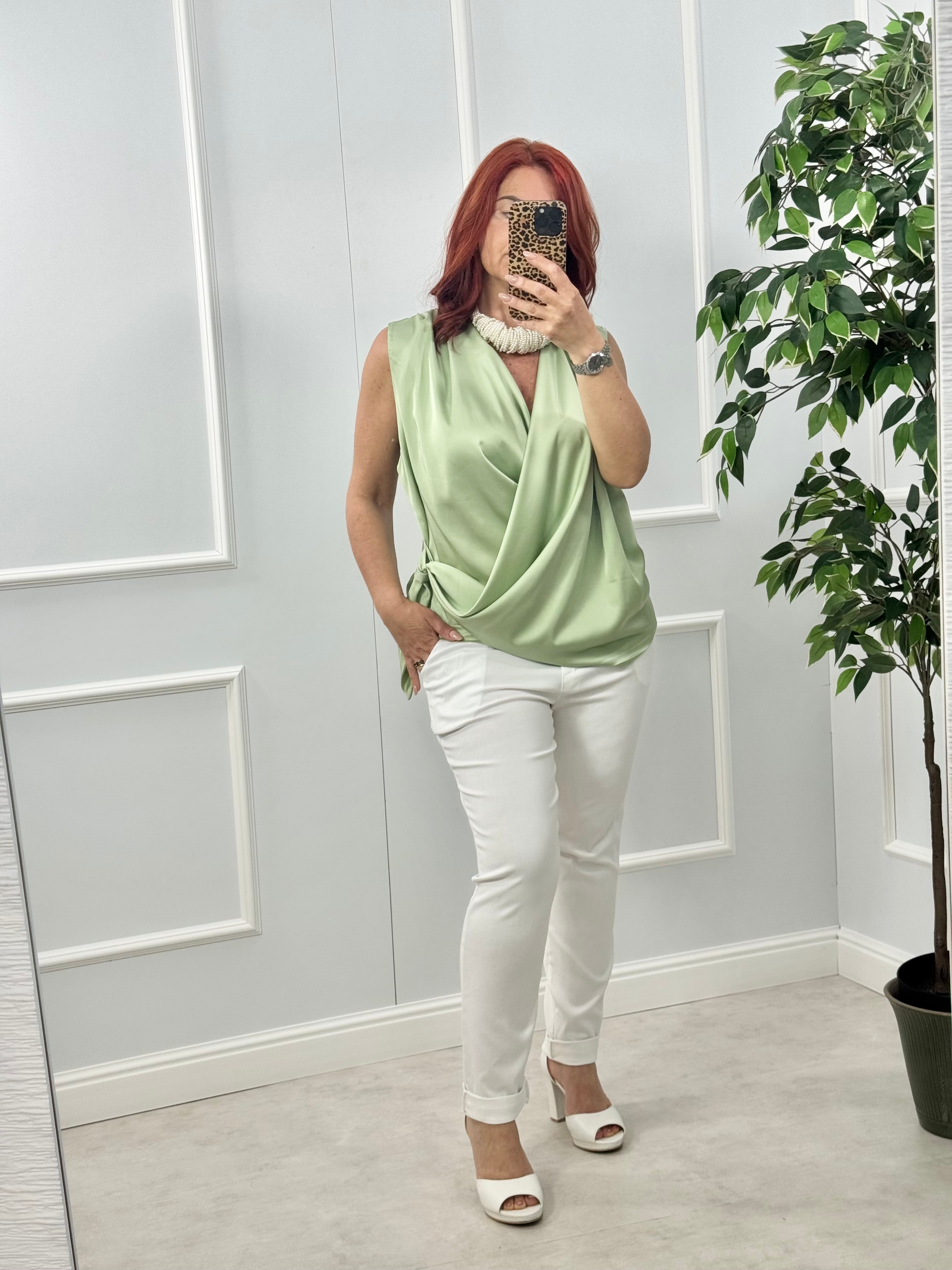 PANTALONE ILENIA TASCA FILO