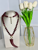 COLLANA CORNO LUNGA