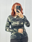 MAGLIA KYM FIORATA MISTO CASHMERE