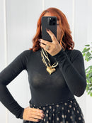 MAGLIA KYM T.UNITA COLLO ALTO MISTO CASHMERE