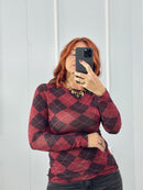 MAGLIA KYM ROMBI MISTO CASHMERE