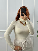 MAGLIA KYM T.UNITA COLLO ALTO MISTO CASHMERE