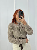 CAMICIA LINA CON FIOCCO