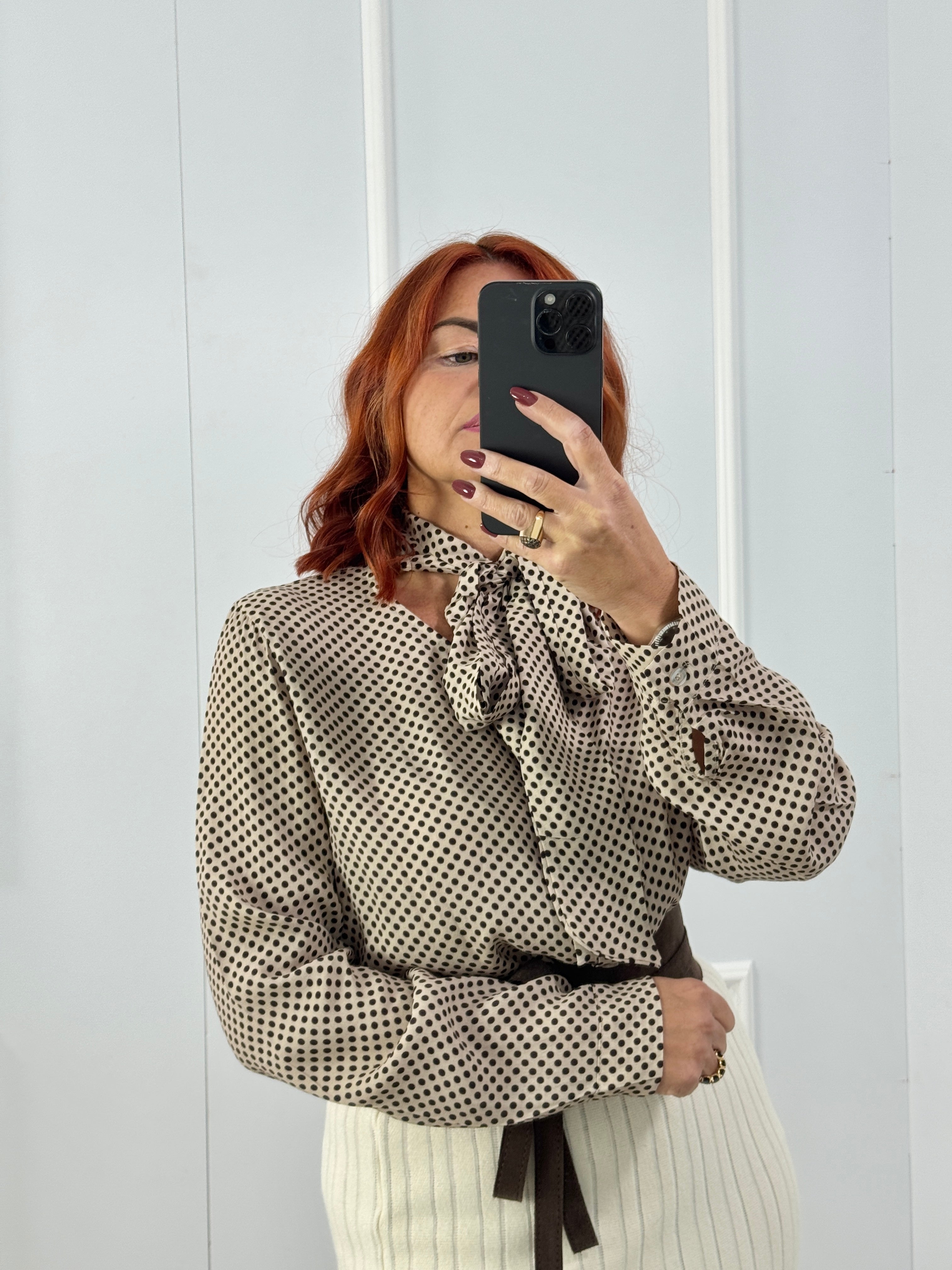 CAMICIA LINA CON FIOCCO