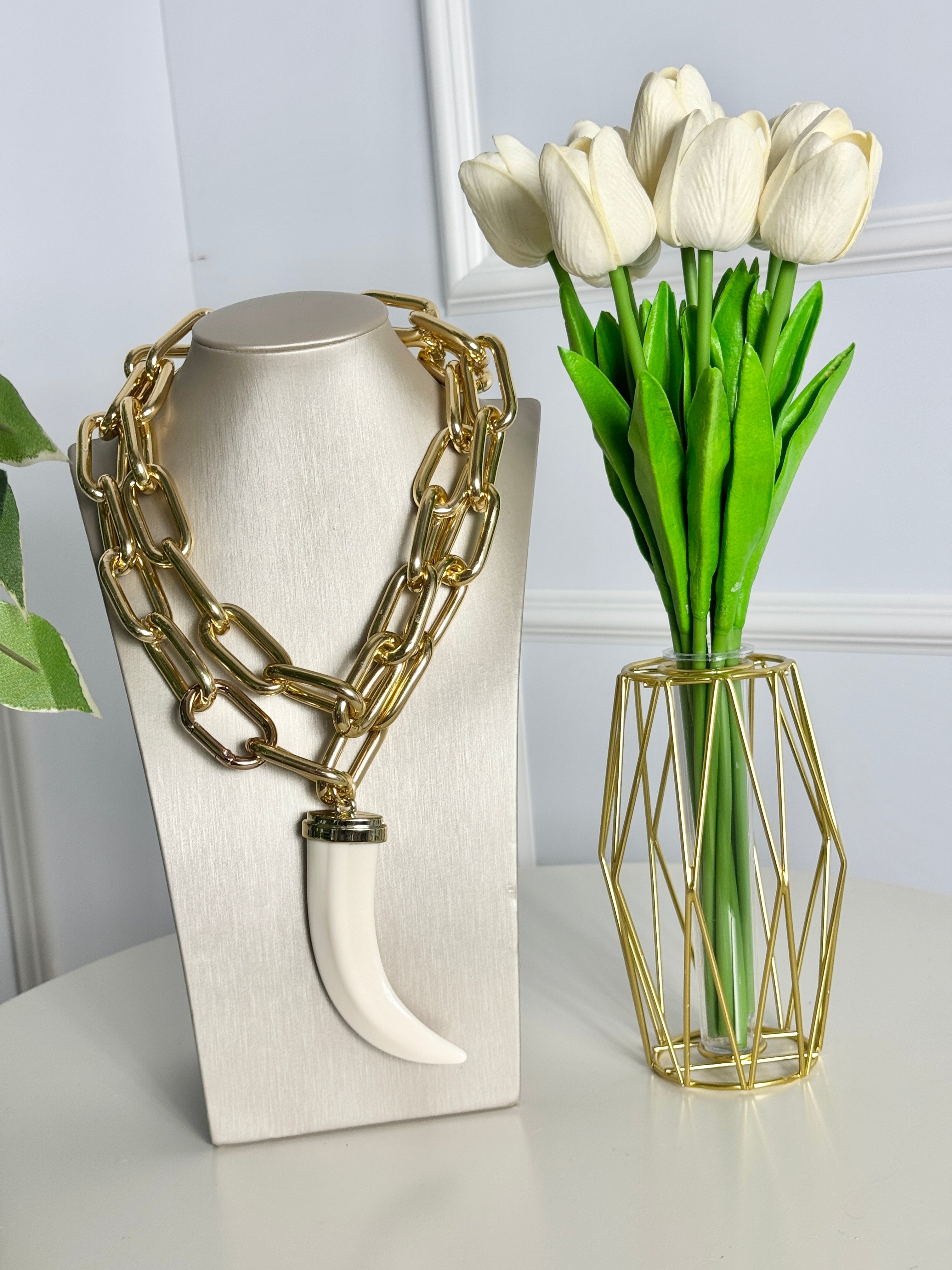 COLLANA CATENA CORNO