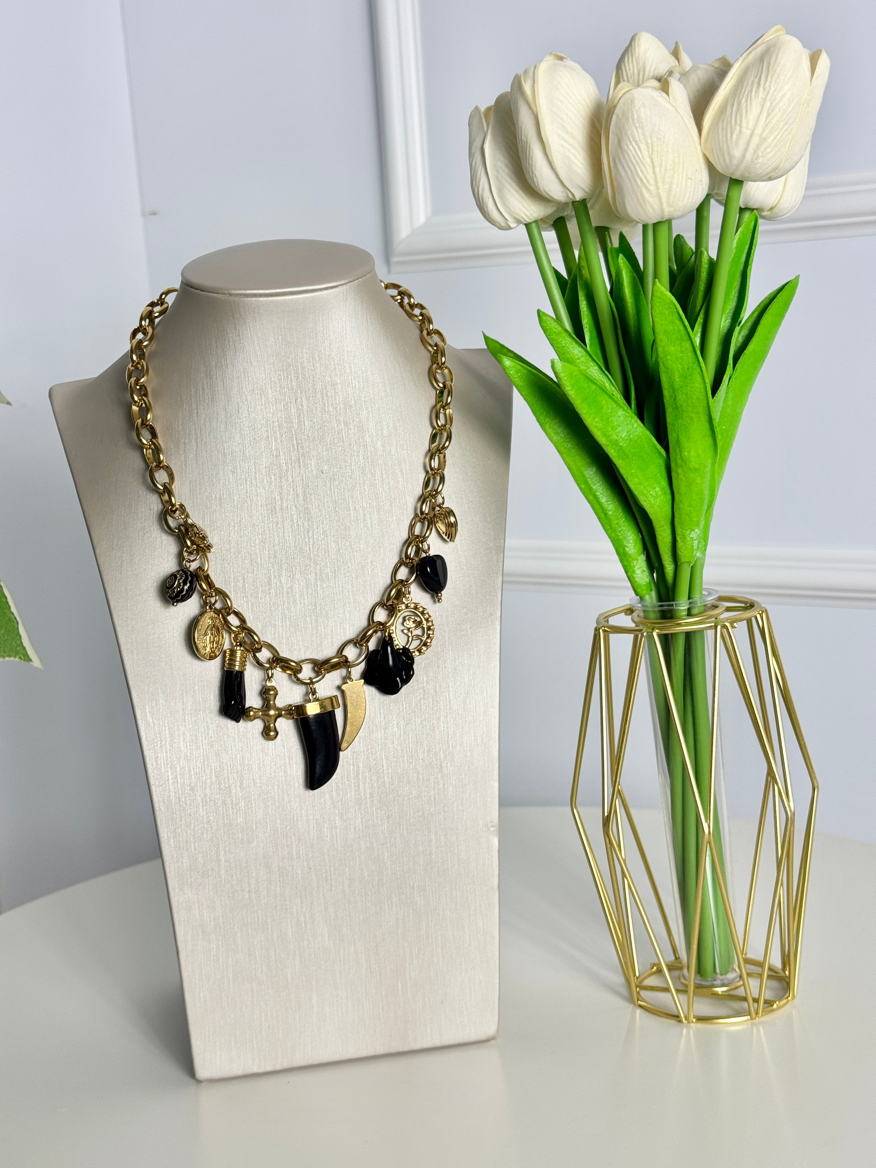 COLLANA FRONZOLI CORNO