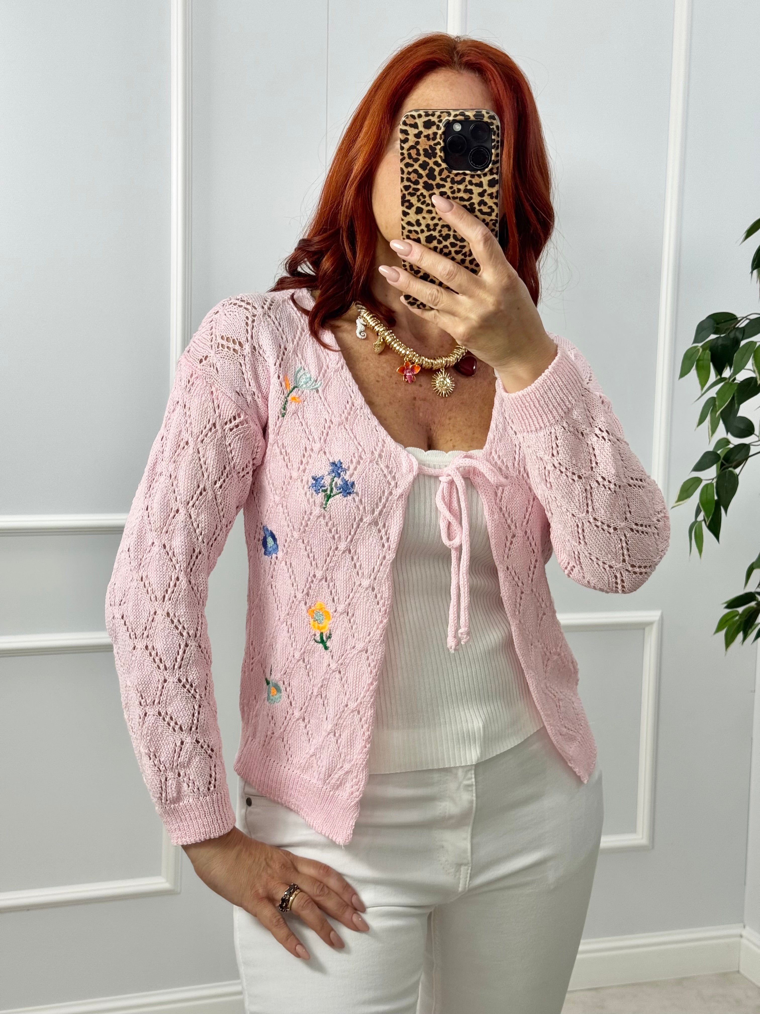 CARDIGAN RICAMO