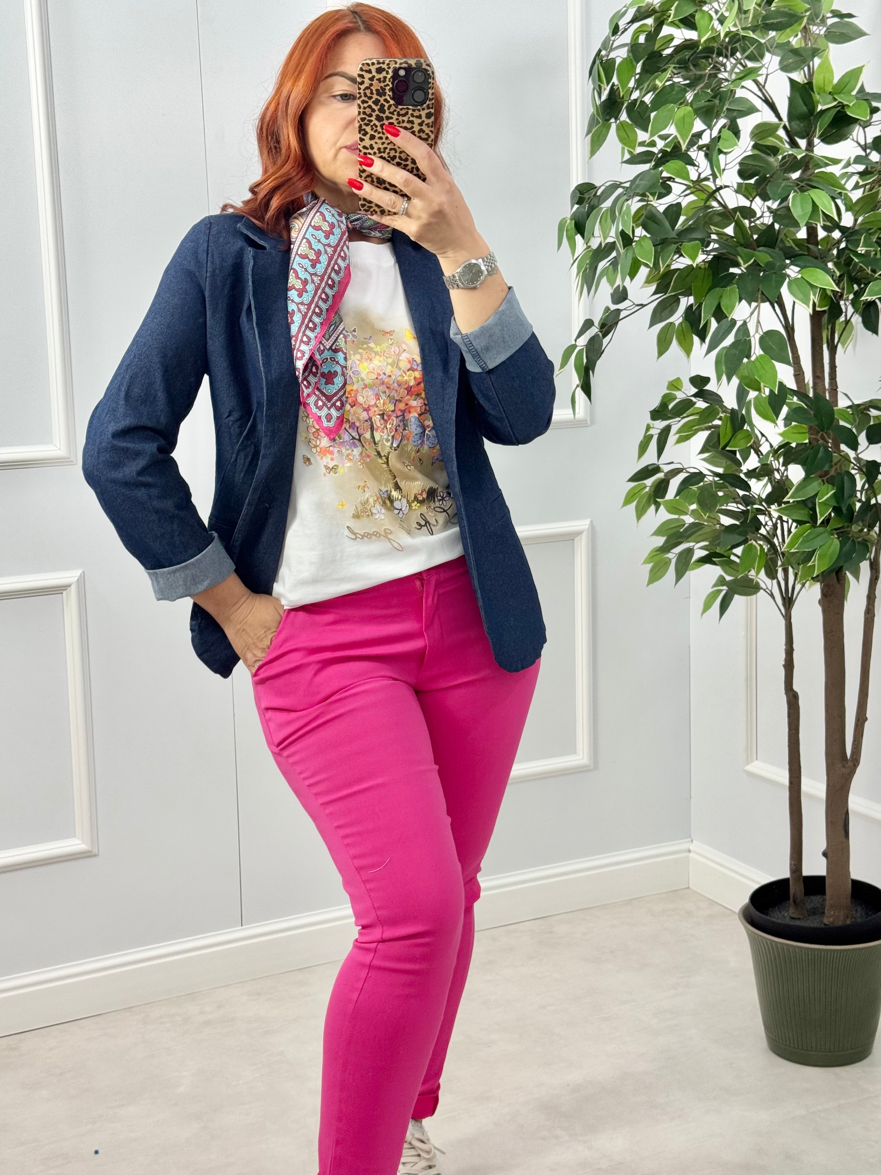 PANTALONE ILENIA TASCA FILO