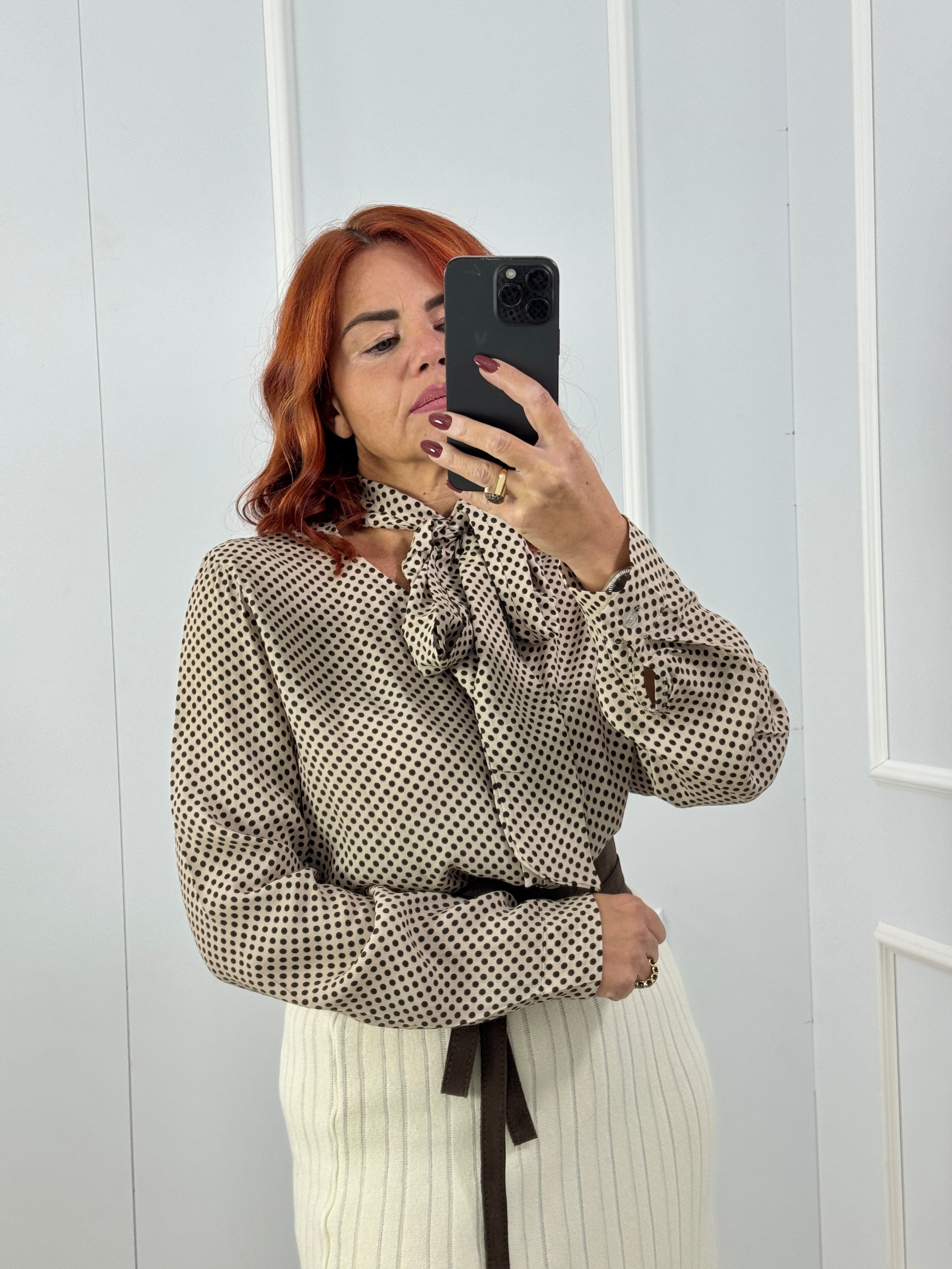 CAMICIA LINA CON FIOCCO