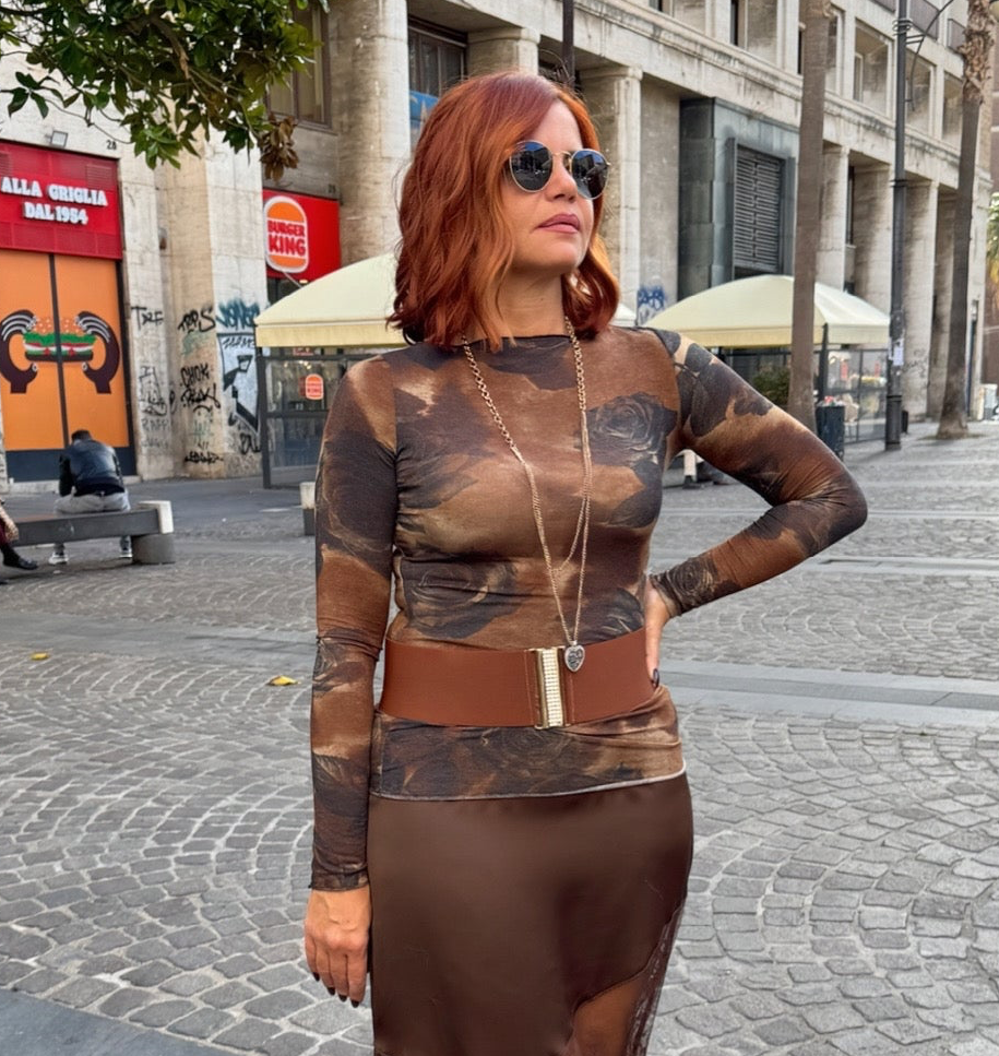 MAGLIA KYM FIORATA MISTO CASHMERE