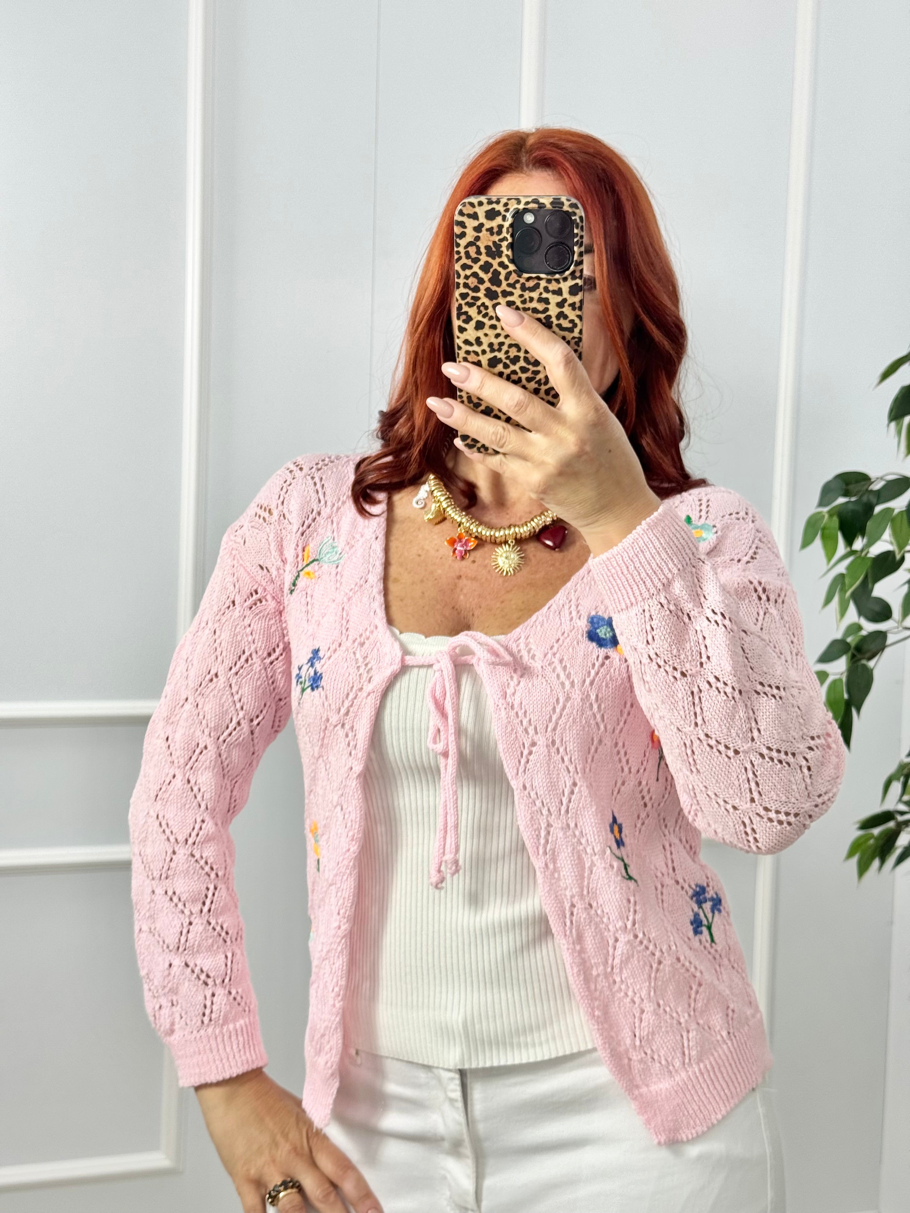 CARDIGAN RICAMO