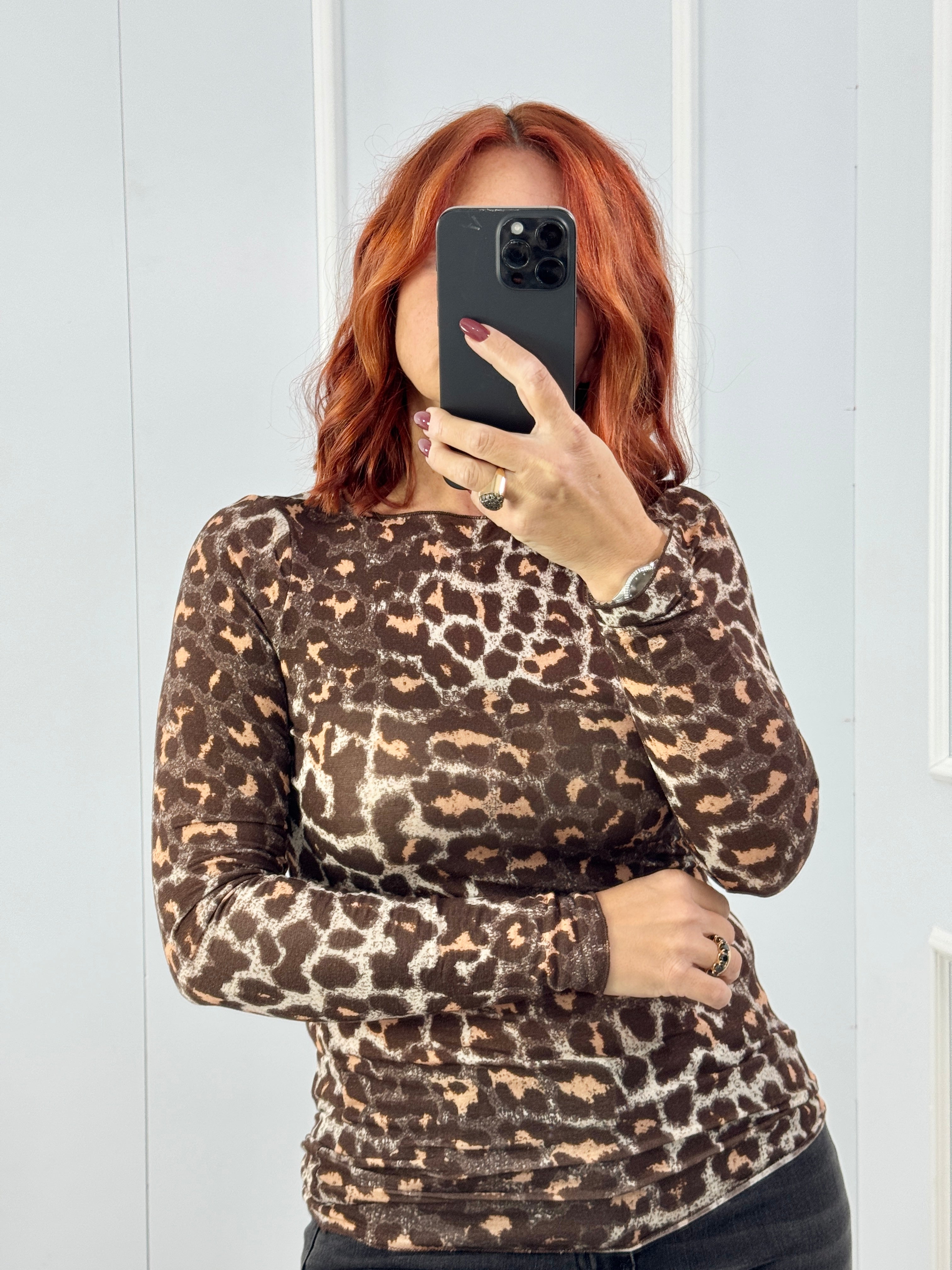 MAGLIA KYM ANIMALIER MISTO CASHMERE