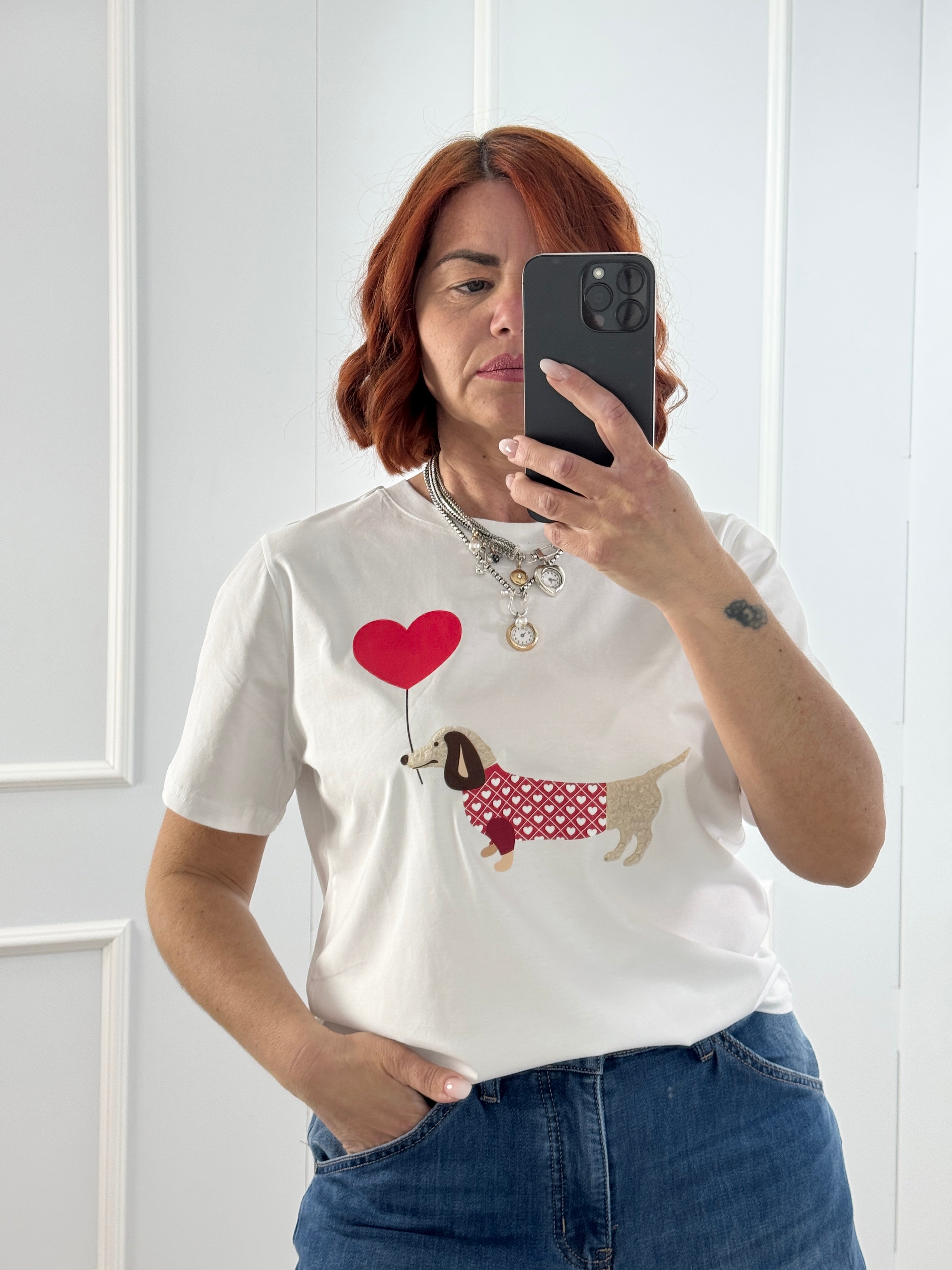 T-SHIRT BASSOTTO LOVE