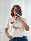 T-SHIRT BASSOTTO LOVE