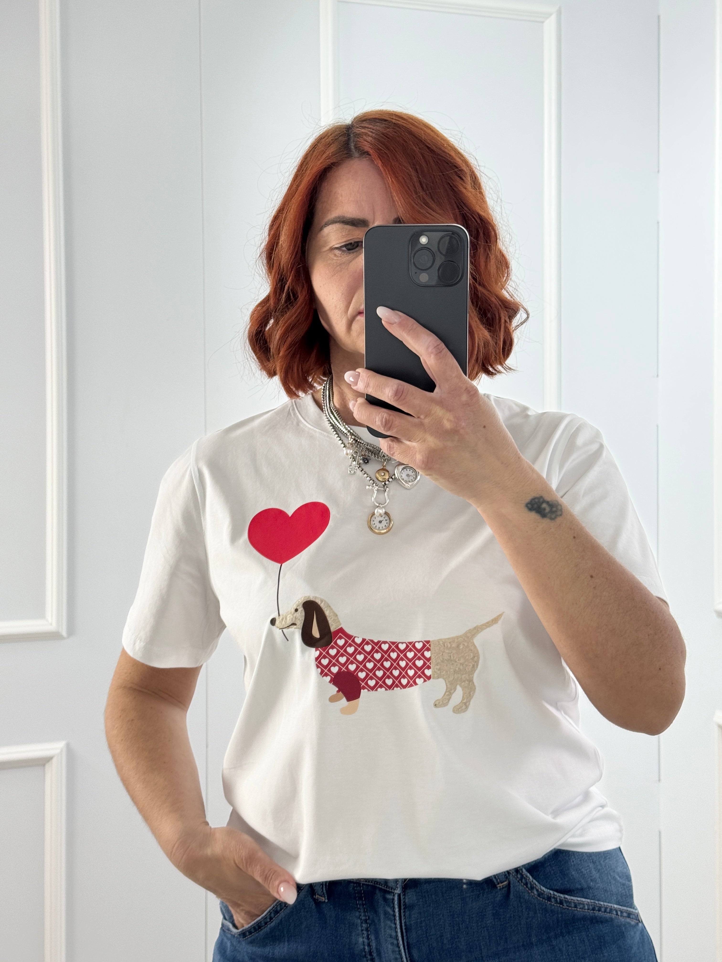 T-SHIRT BASSOTTO LOVE
