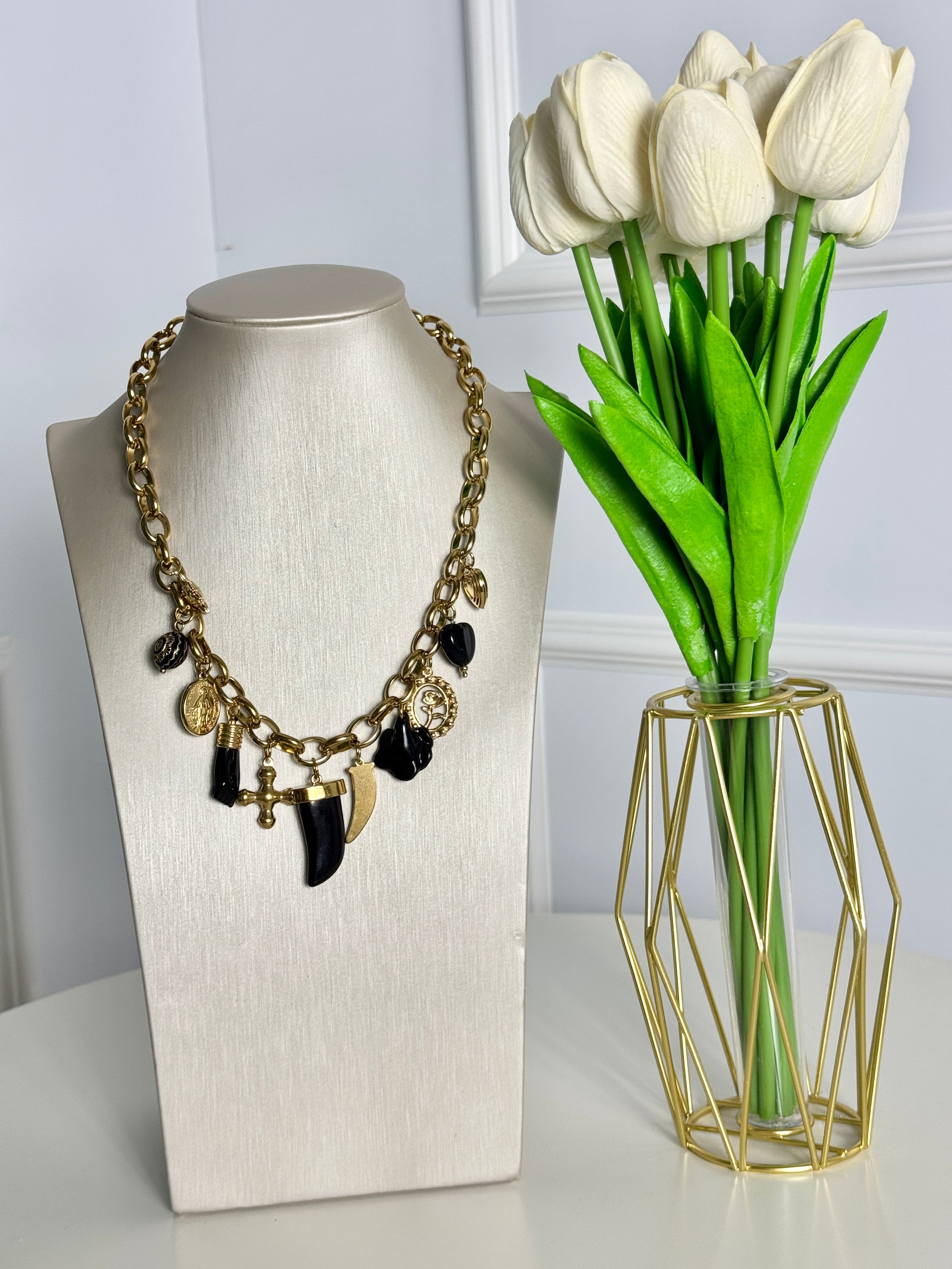 COLLANA FRONZOLI CORNO