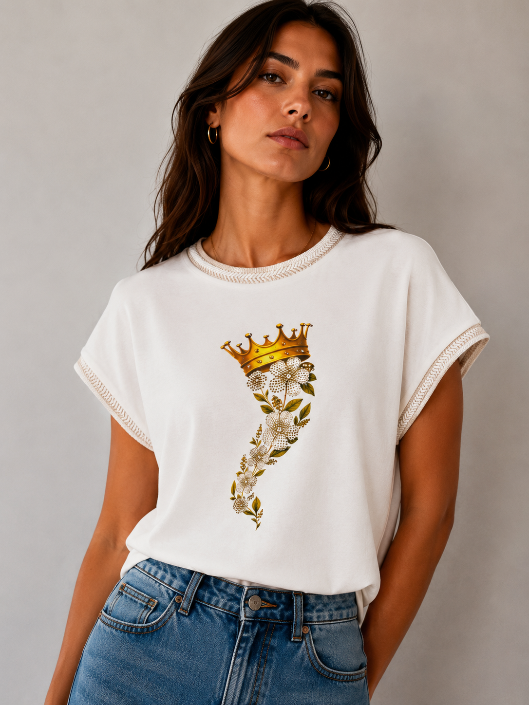 T-SHIRT HORN FLOREAL