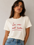 T-SHIRT LA VIE